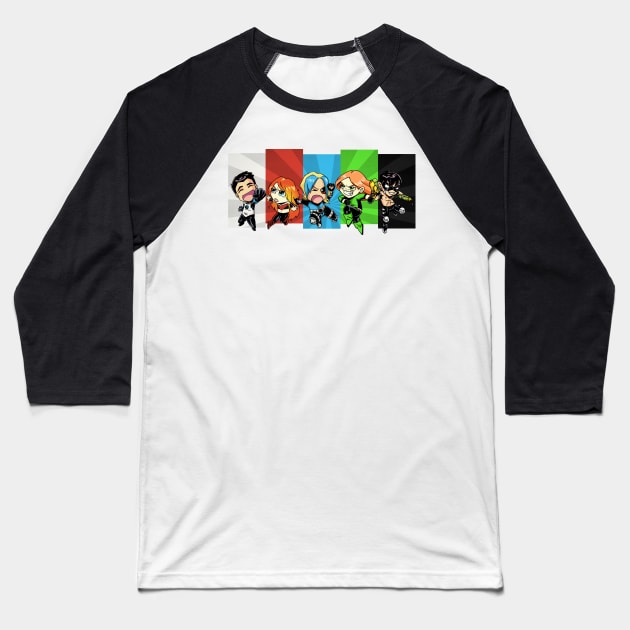 LKS Chibi Offbeats Baseball T-Shirt by LKSComic